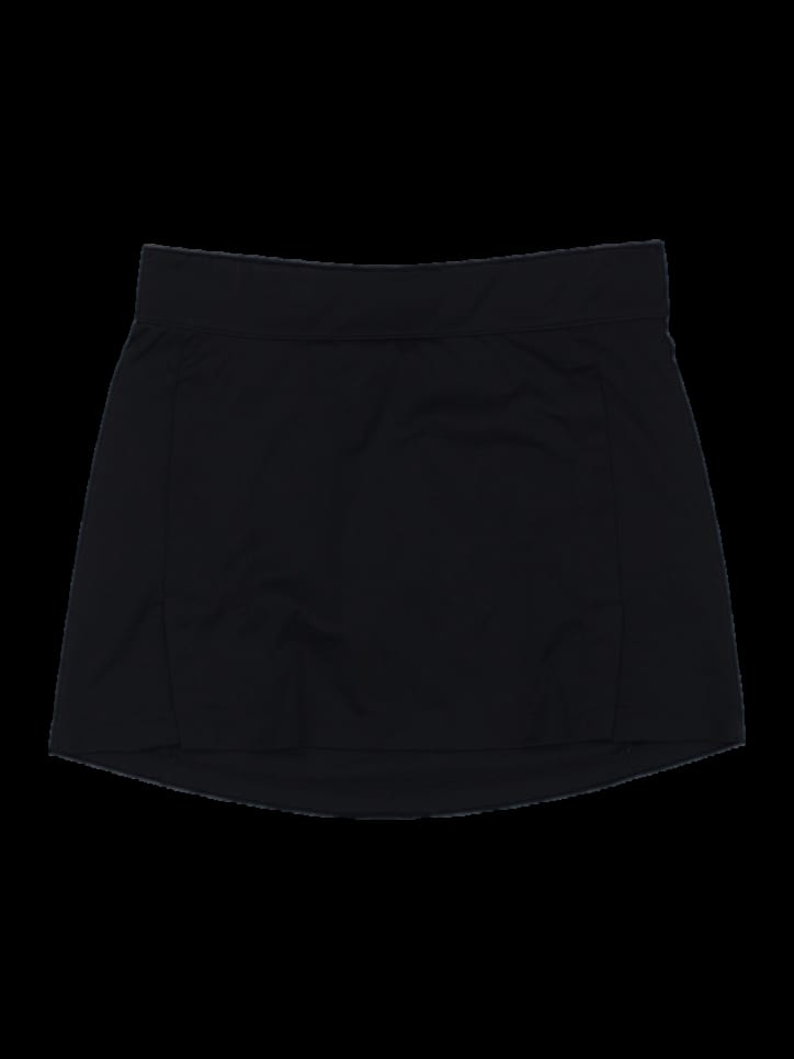 블랙 솔리드 베이직 스커트