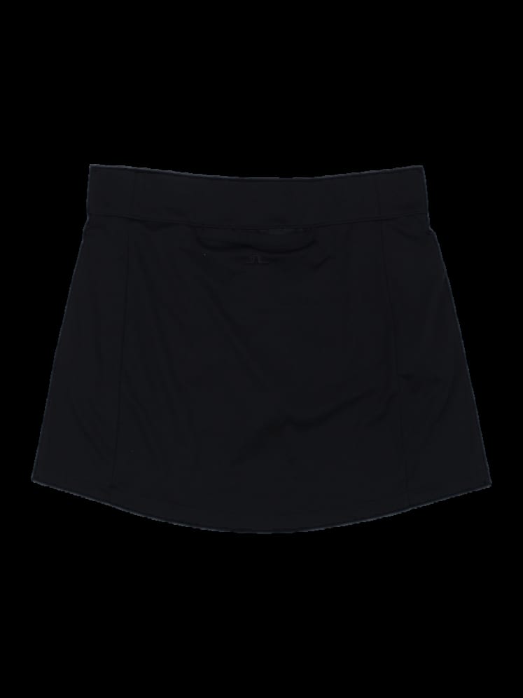 블랙 솔리드 베이직 스커트
