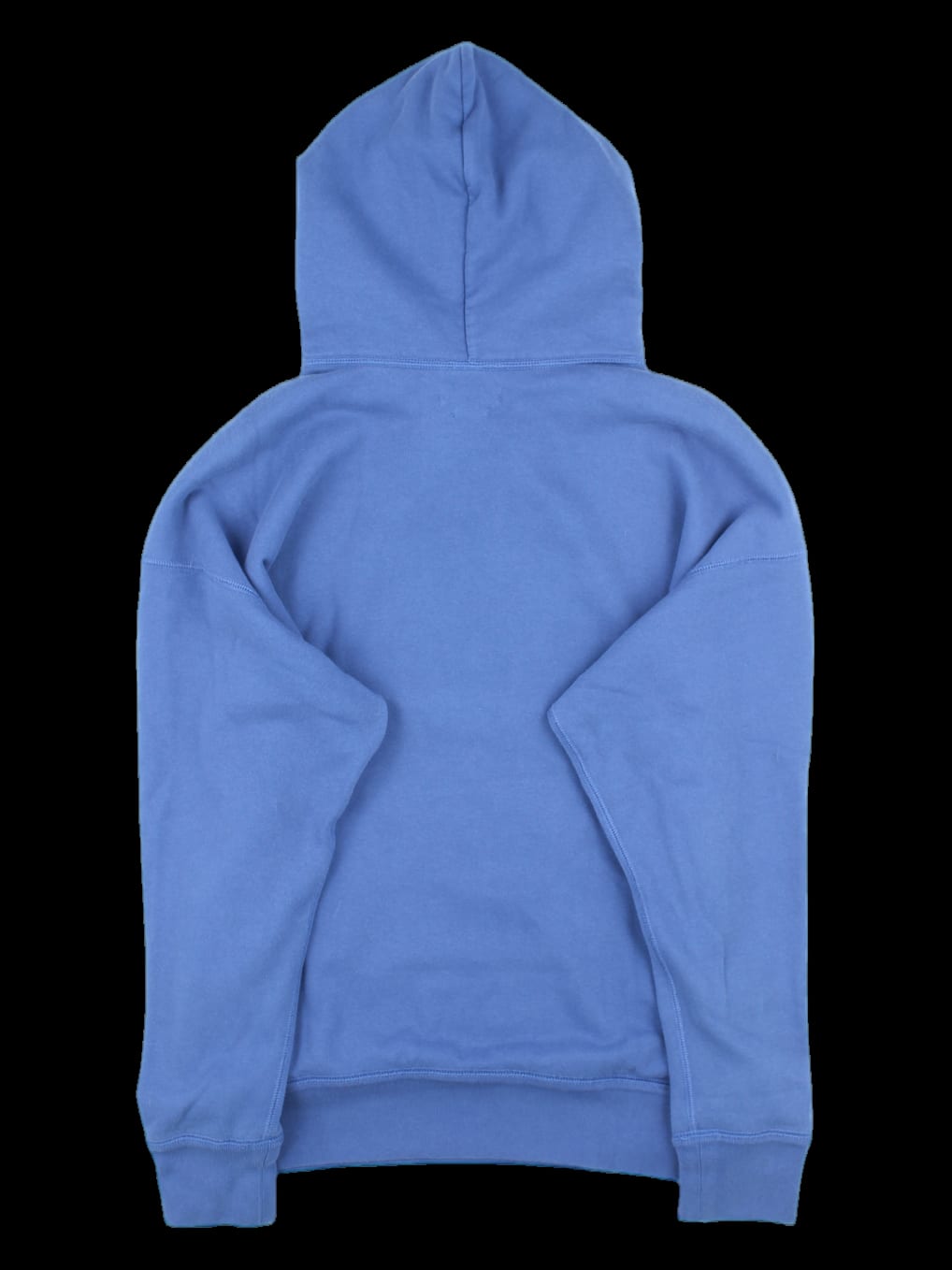 블루 빅 로고 긴팔 후드