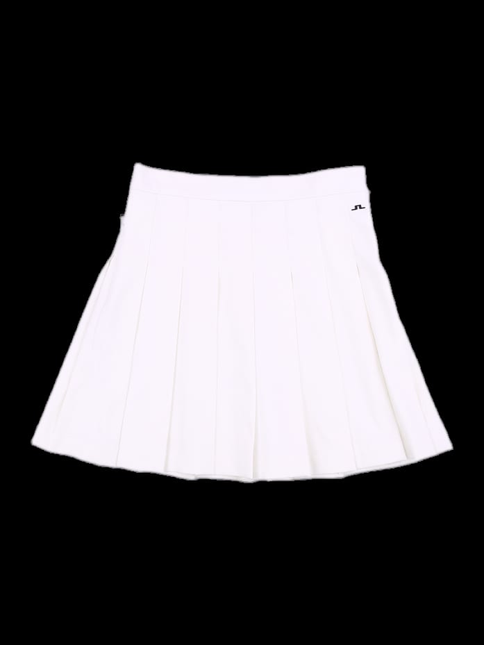아이보리 플리츠 미니 스커트