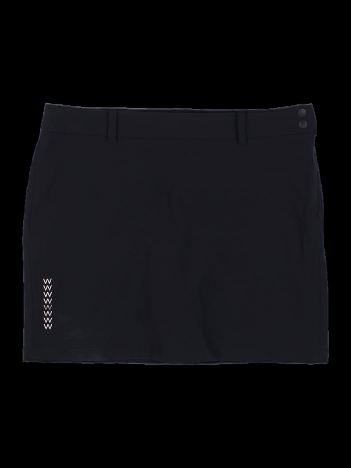 블랙 베이직 h라인 스커트