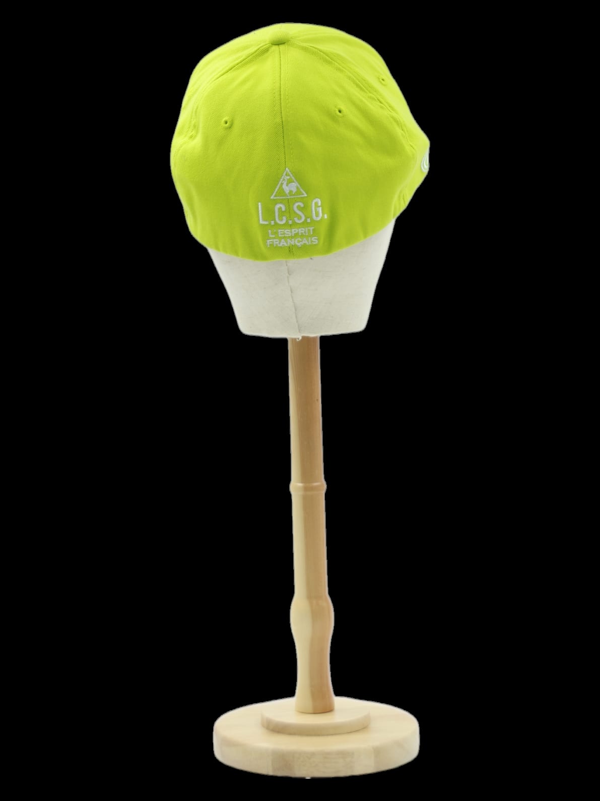 옐로우 그린 로고 와펜 캡 모자