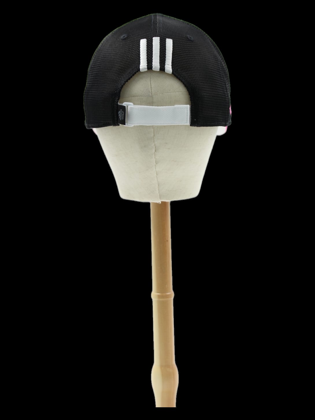 화이트/블랙 배색 로고 메쉬 캡