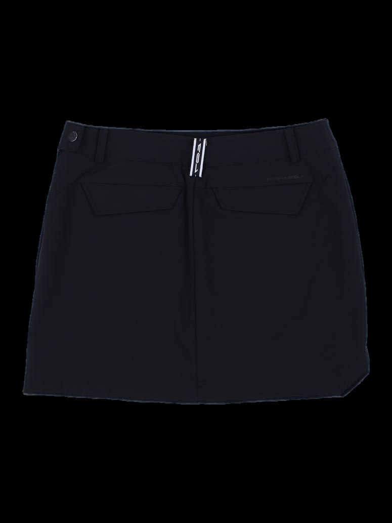블랙 베이직 큐롯 스커트