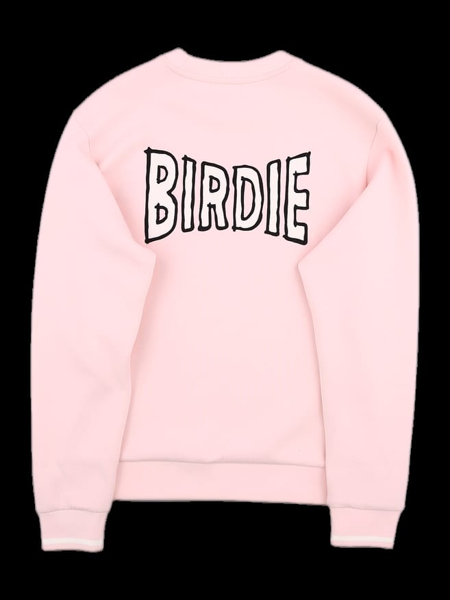 WAAC BT21 콜라보 핑크 맨투맨 (BIRDIE 그래픽)