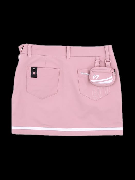 핑크 랩 큐롯 스커트