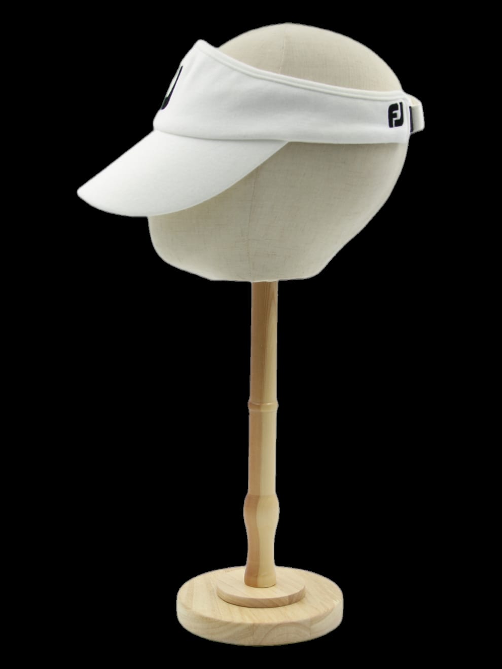 화이트 로고 포인트 선 바이저