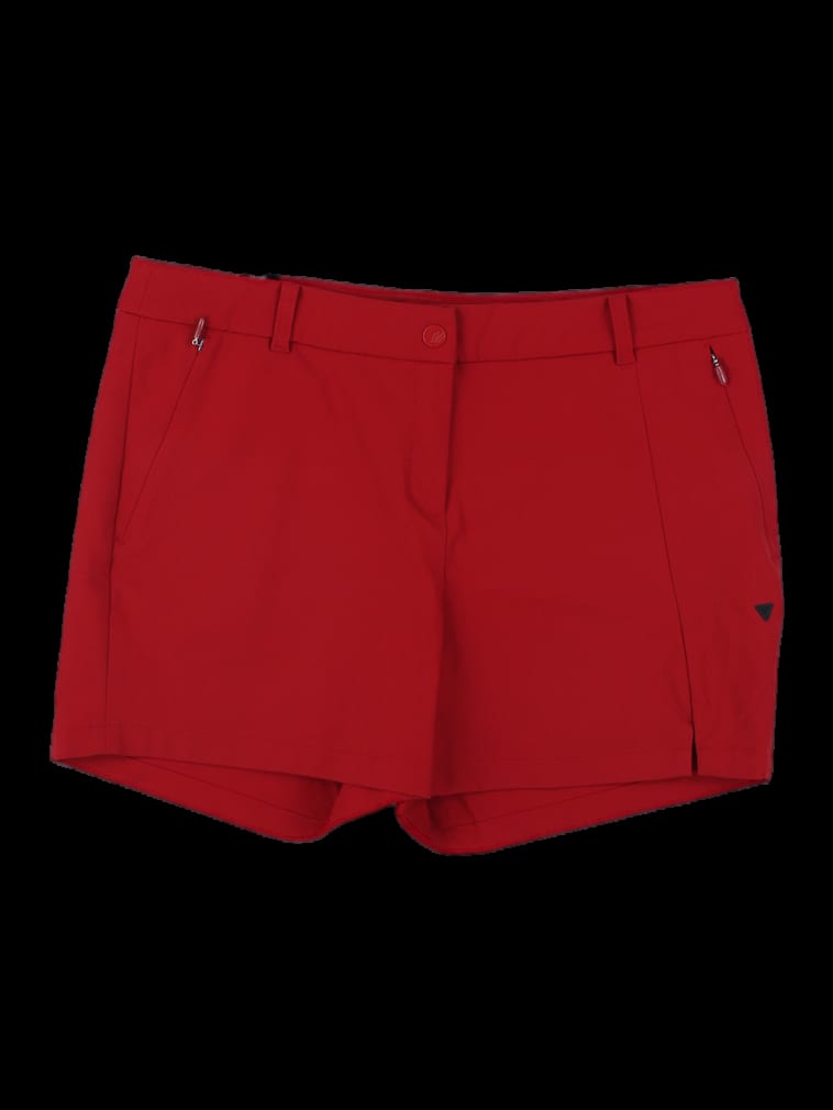 레드 솔리드 숏팬츠