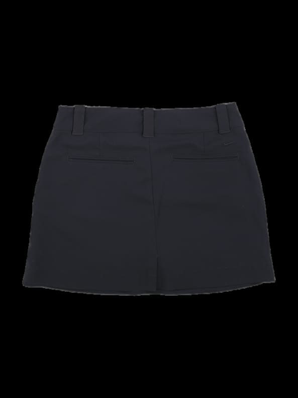 블랙 솔리드 베이직 스커트
