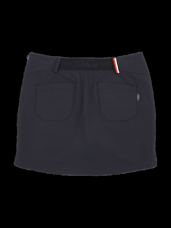 블랙 솔리드 베이직 스커트