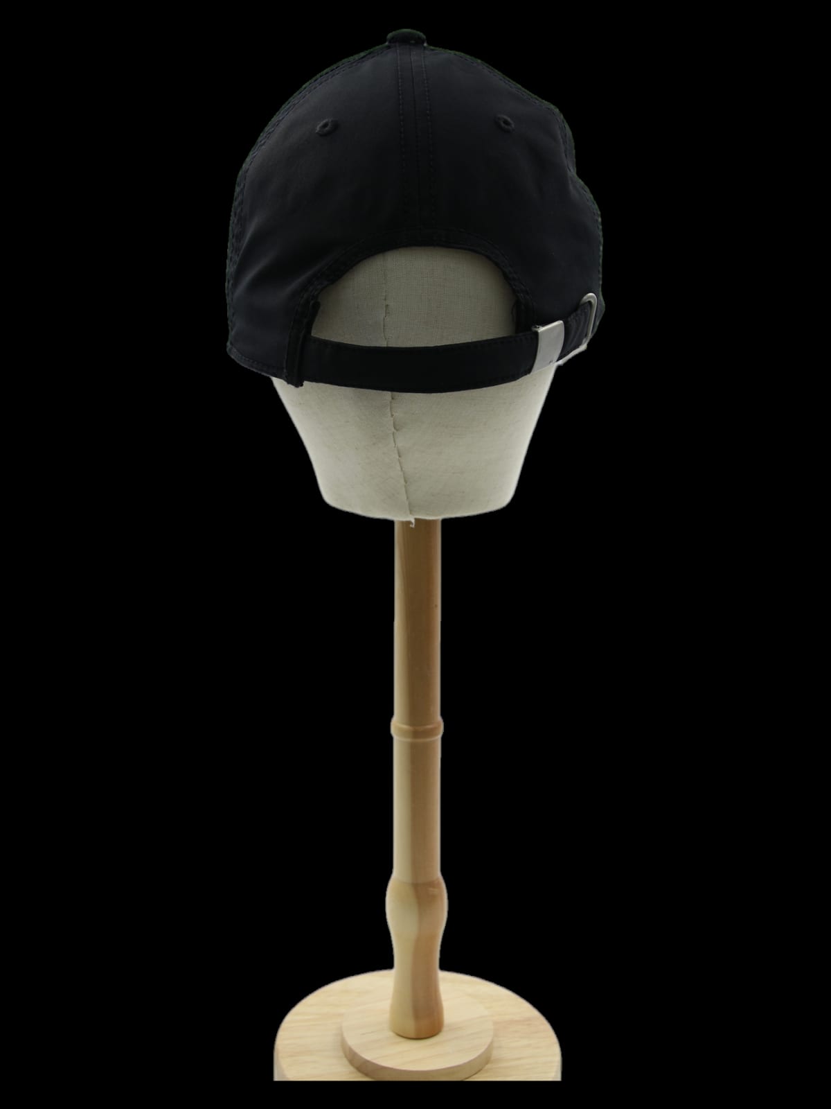 블랙 로고 자수 캡
