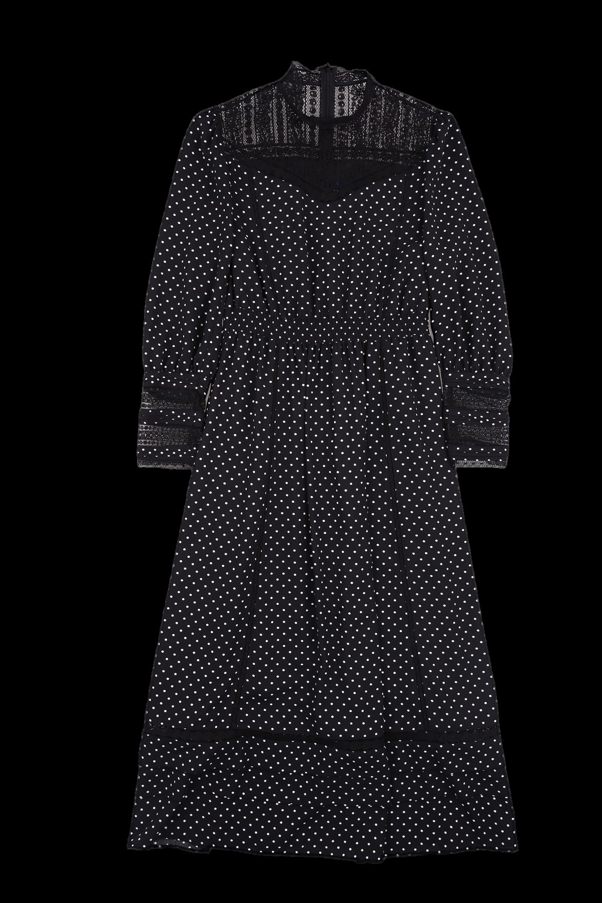 시스루 패턴 원피스