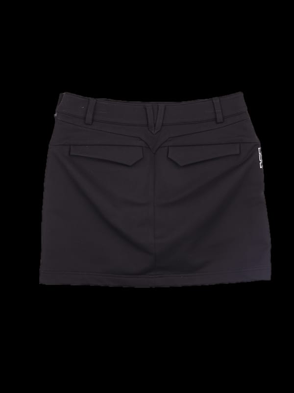 로고 언발 스커트