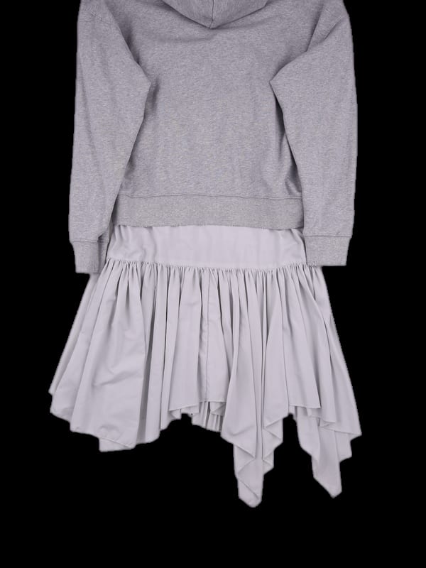 후드 긴팔 원피스