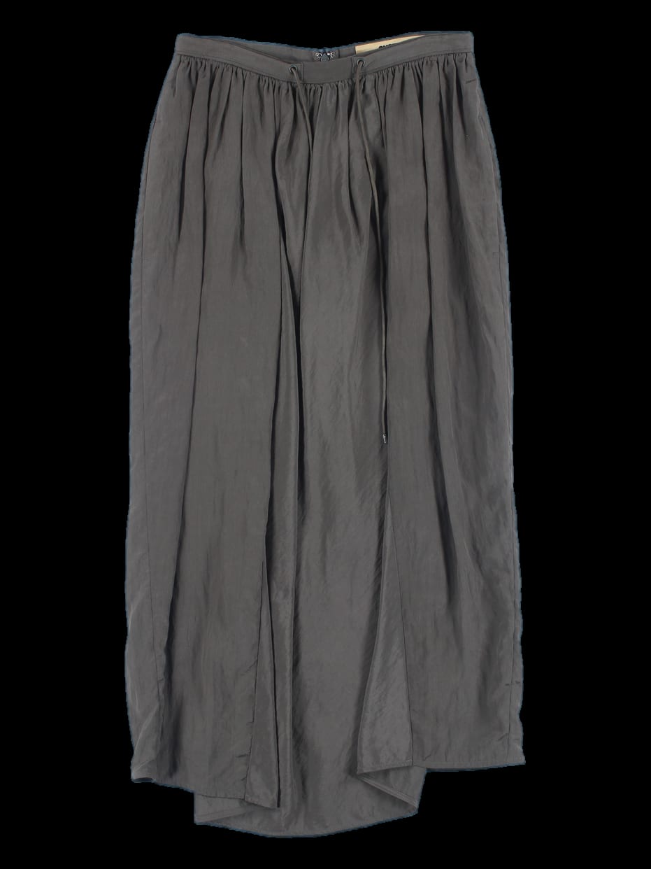 스트링 롱 스커트