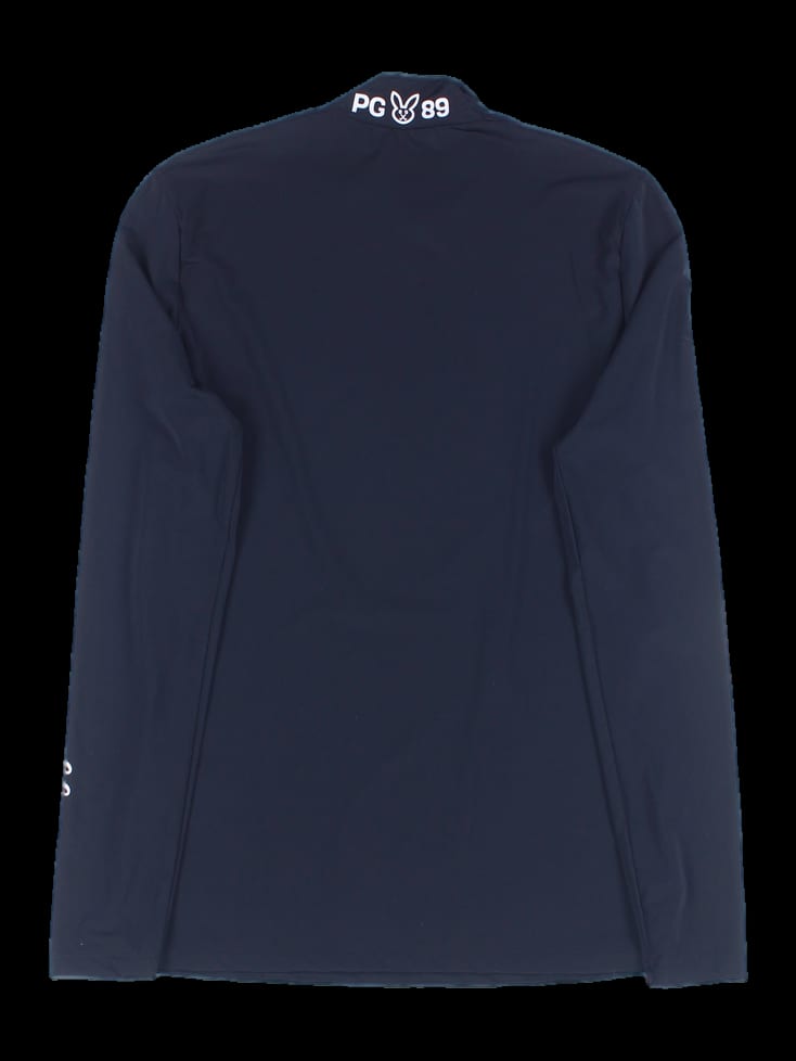 하프넥 긴팔 티셔츠