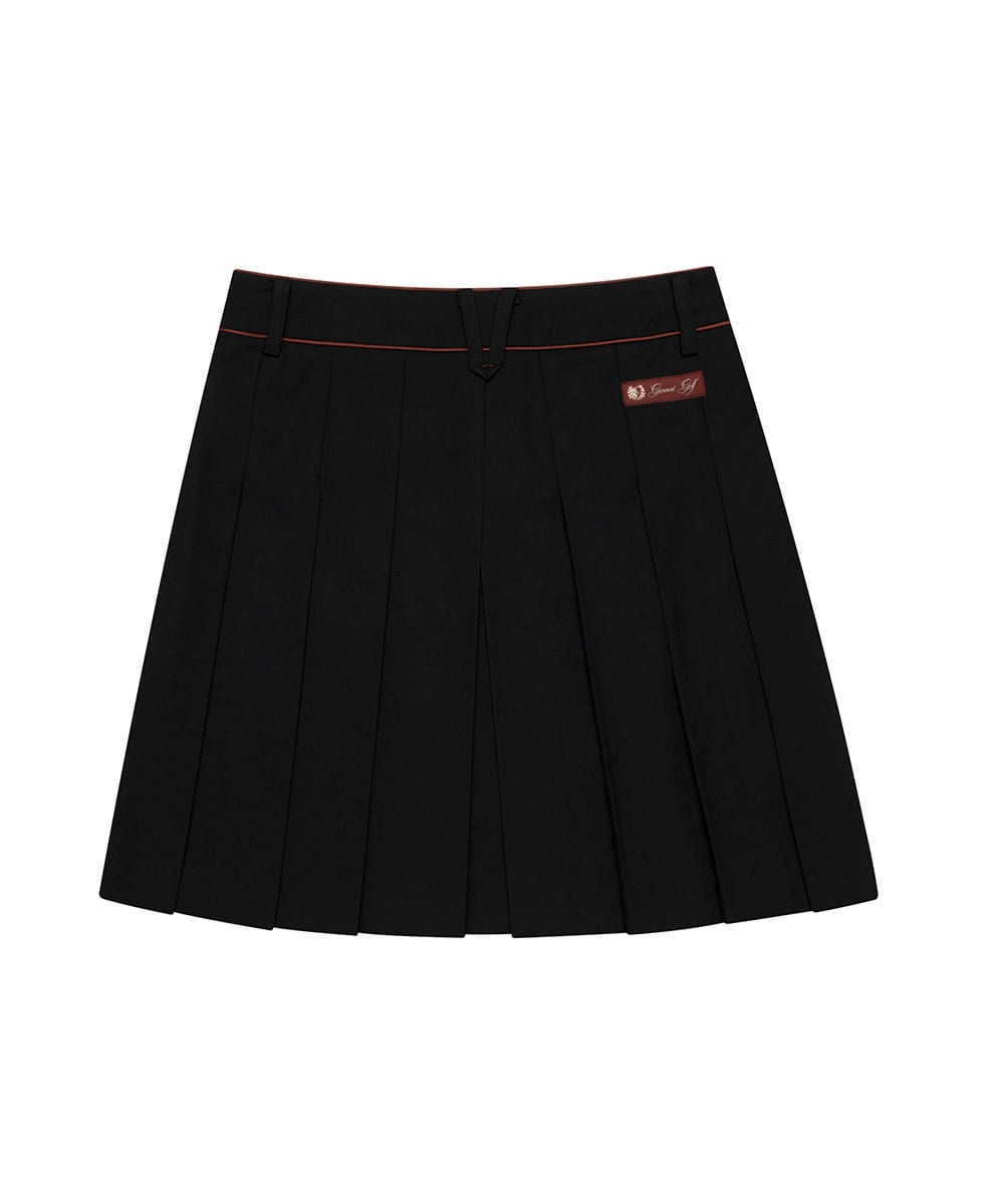 포켓 플리츠 큐롯(BLACK)