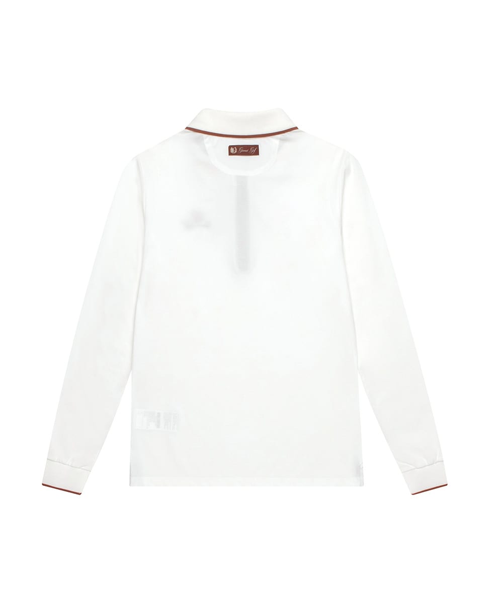카라 하프 집업 티셔츠 우먼(WHITE)