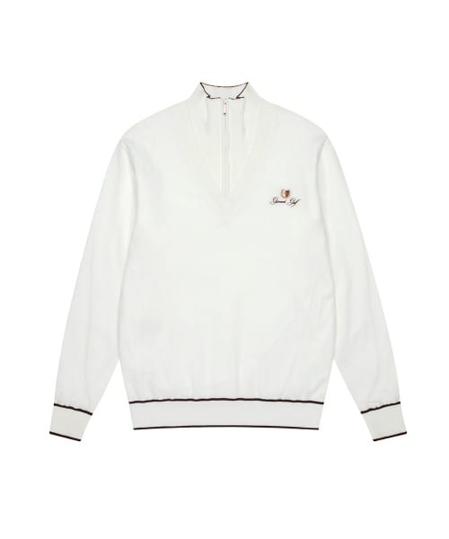 [남성] 윈드브레이커 하이넥 풀오버 맨(WHITE)