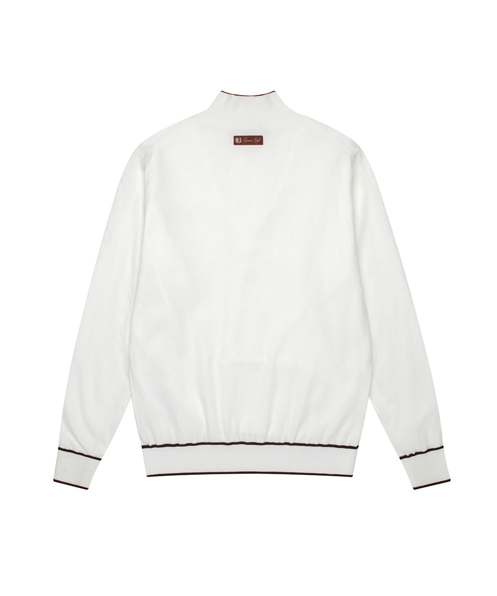 [남성] 윈드브레이커 하이넥 풀오버 맨(WHITE)